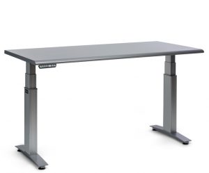 Height Adjustable Table Venus Silver