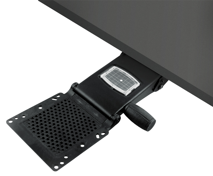 Envision keyboard tray mechanism in black