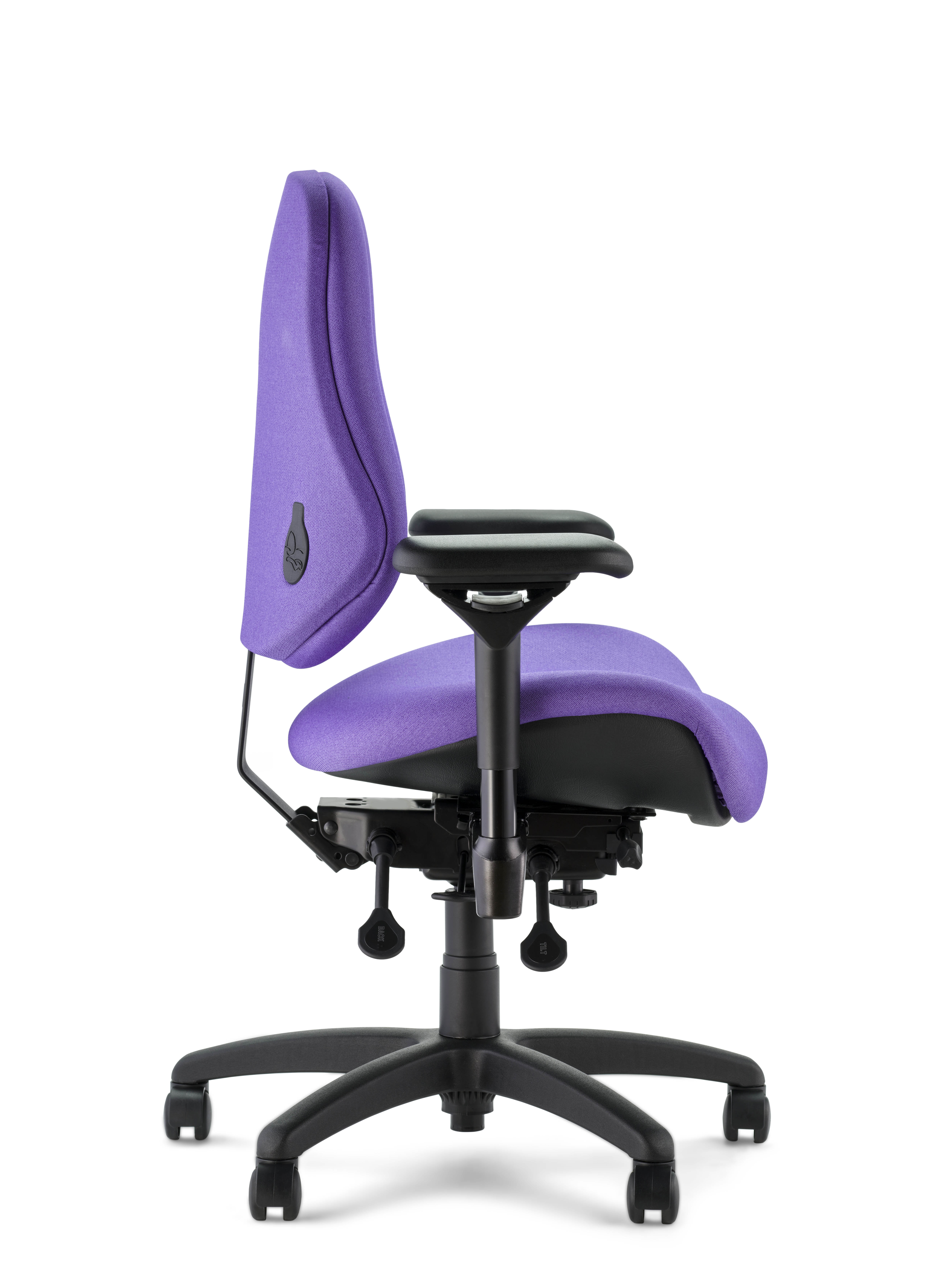J2504 task chair infinity Hyacinth right side view