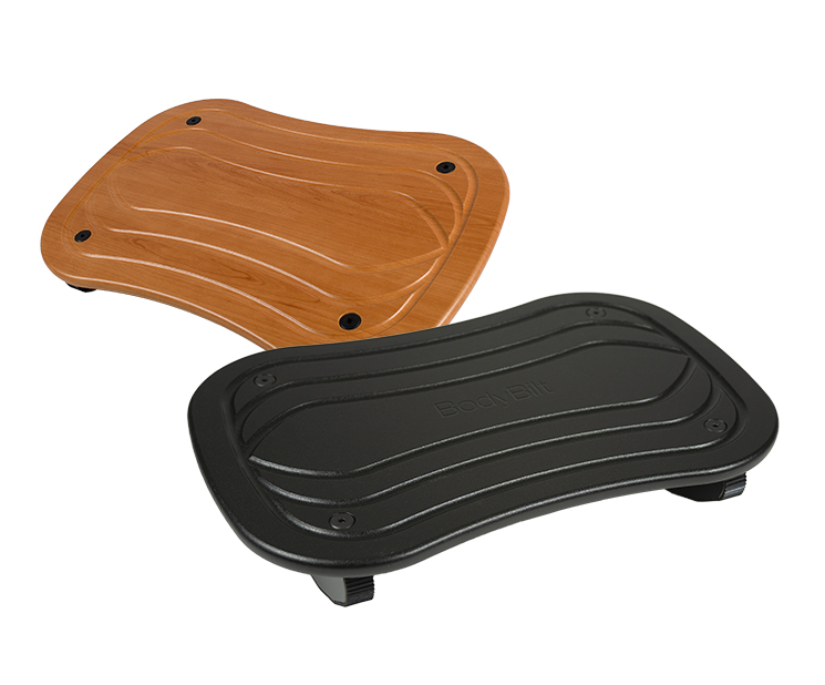 Synchrona Footrest in Wood and Black