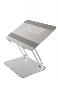 Laptop Stand Silver in Raised Position