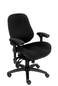 24-7 intensive use chair black